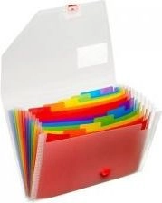 Snopake A4 Rainbow folder with 13