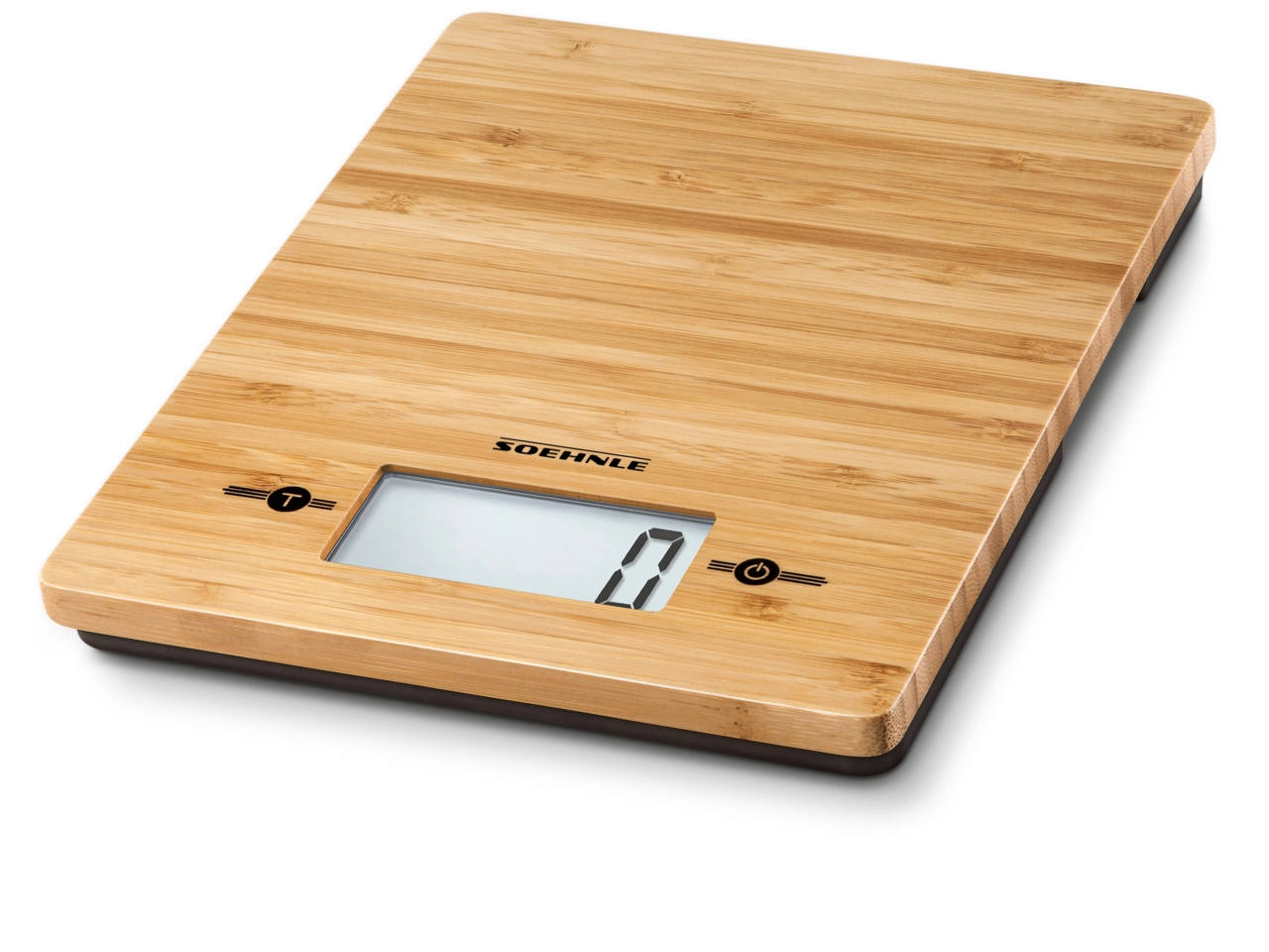 Soehnle Bamboo Countertop Rectangle Electronic kitchen