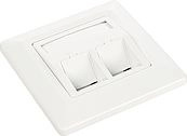Solarix Modular Socket 2 Keystone White