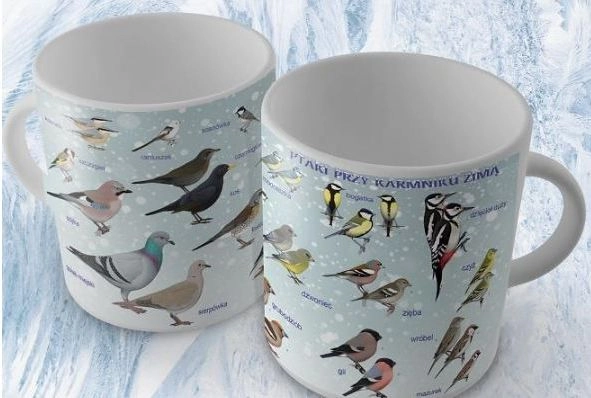 Soliton Mug Birds at the feeder
