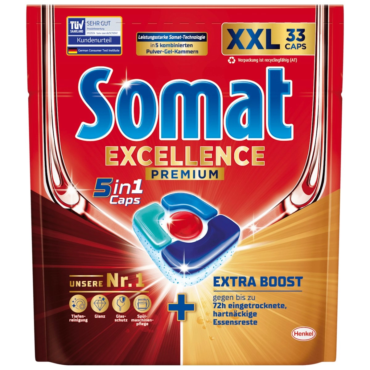 Tablets for Somat Excellence 5in1 dishwashers