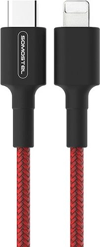 USB CABLE IPHONE 3.6A RED