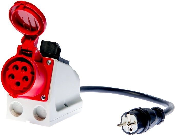 Sonel Three-phase socket adapter 16A switched