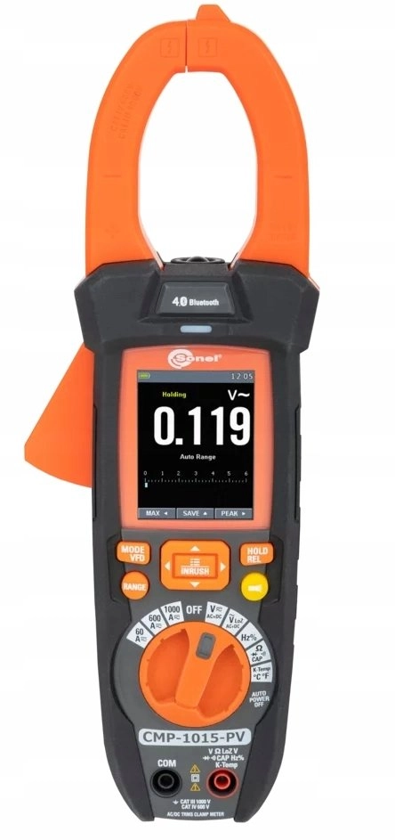 Digital clamp meter for PV installations