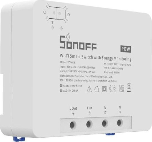 Sonoff Smart WiFi Sonoff POWR3 switch