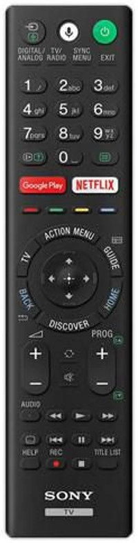 Sony RMF-TX220E remote control Wired TV