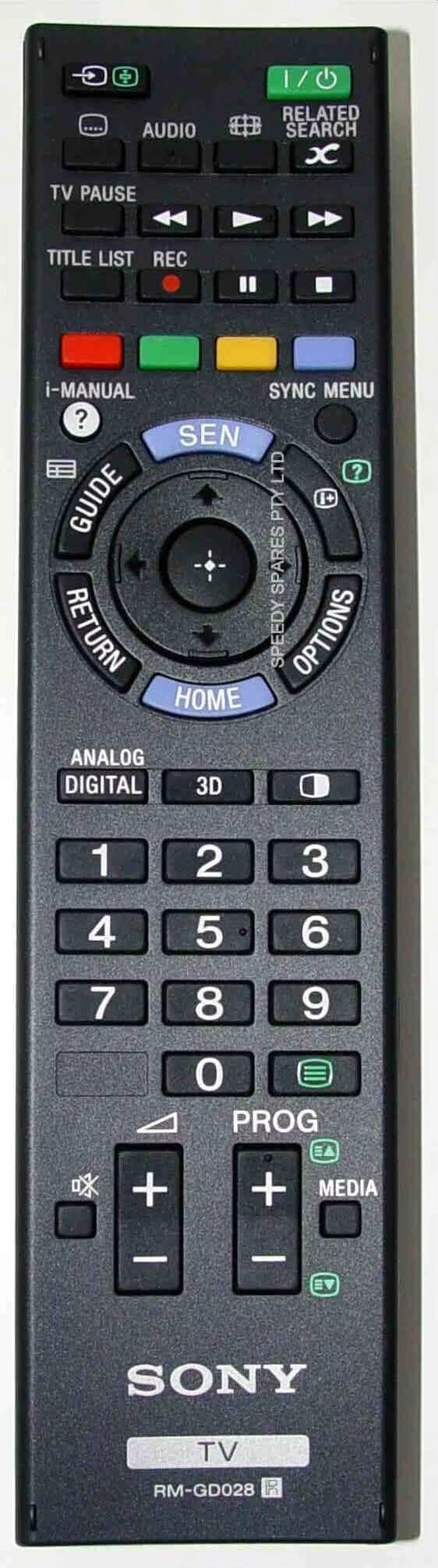 Pilot RTV Sony Remote Commander (RM-GD028)