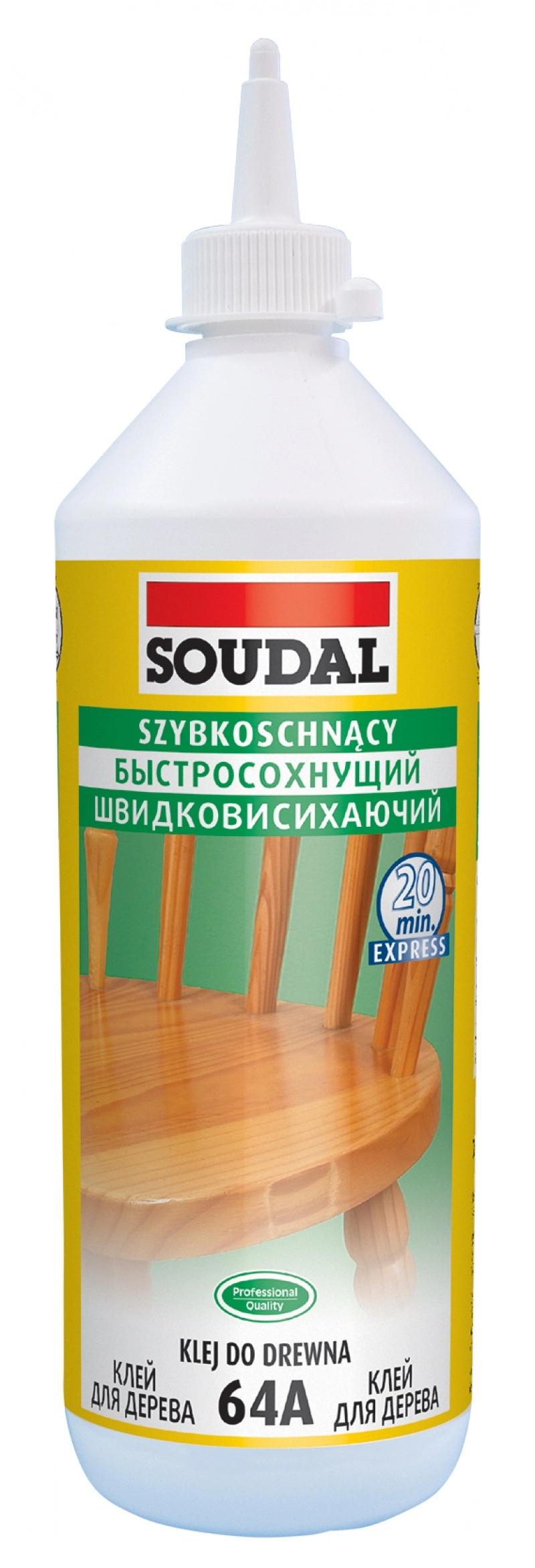 Soudal Klej do drewna 64A szybkoschnący