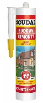 Soudal Silikon budowlany o utwardzaniu neutralnym