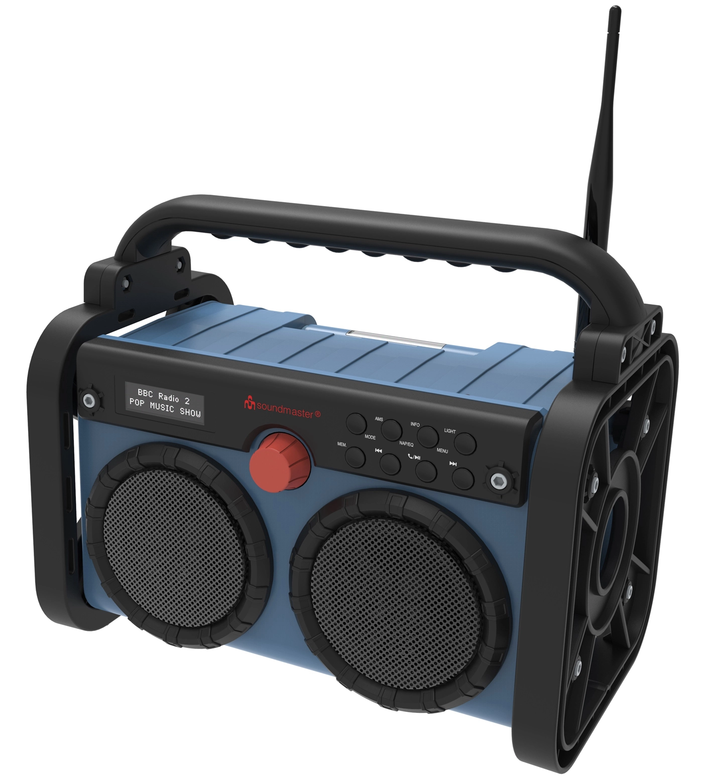 Soundmaster DAB85BL radio Portable Black Blue