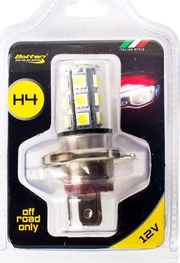 H4 LED BULB 18SMD 5050 WHITE