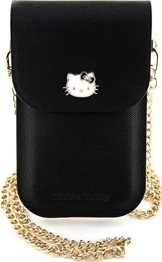 Hello Kitty Leather Metal Logo Chain