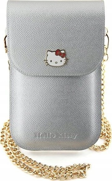 Hello Kitty Leather Metal Logo Chain