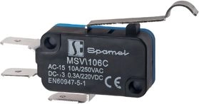 Spamel Miniature switch long curved lever