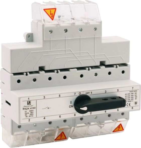 Spamel Network-generator switch 160A 3P+N N
