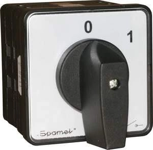 Spamel Cam switch ŁK-SA 100A  mounted