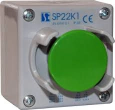 Spamel 1-hole control box  mushroom button