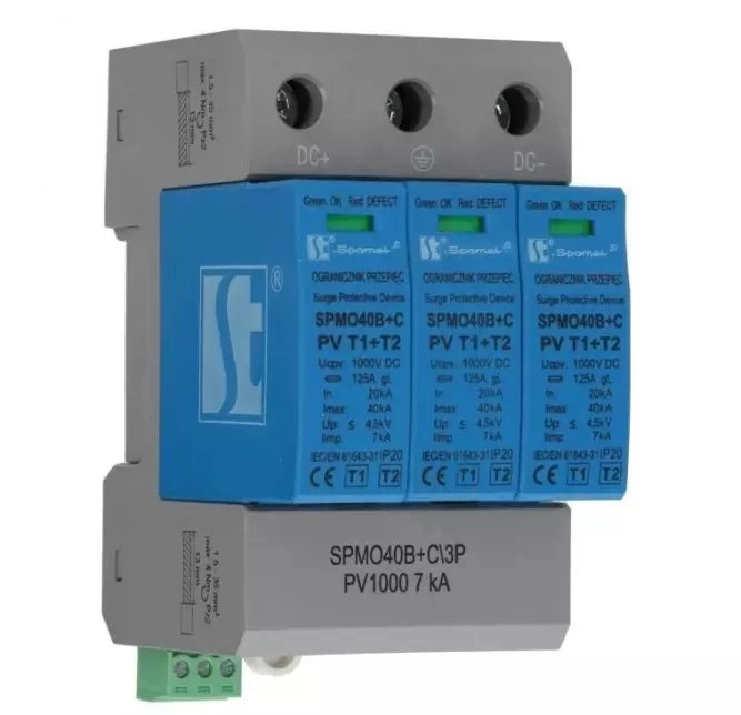 Varistor surge arrester for photovoltaic installations