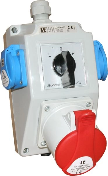 Spamel Installation kit with 16A 3P+N+PE