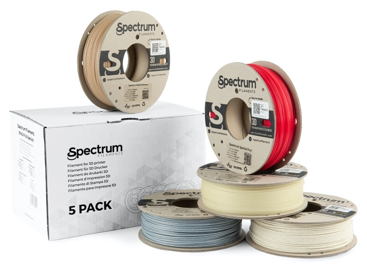 Filaments PLA special mix 5x0.25kg