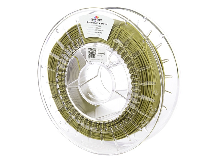 Filaments PLA metāla misiņš 0 75kg
