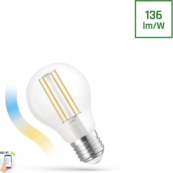 LED GLS 5W COG CCT+DIMM CLEAR