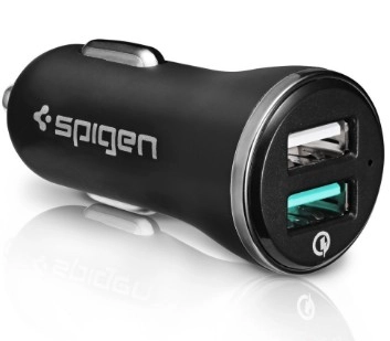 Spigen F27QC Smartphone Tablet Black Cigar