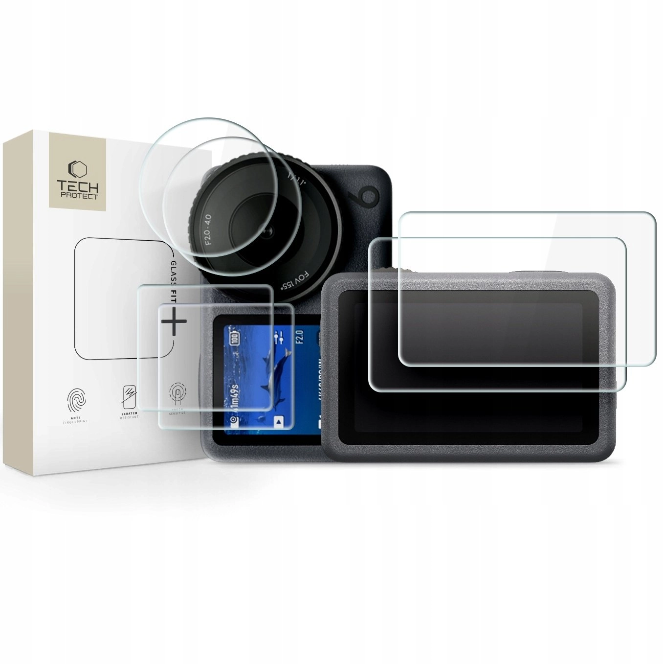 Spigen TEMPERED GLASS TECH-PROTECT GLASS FIT+