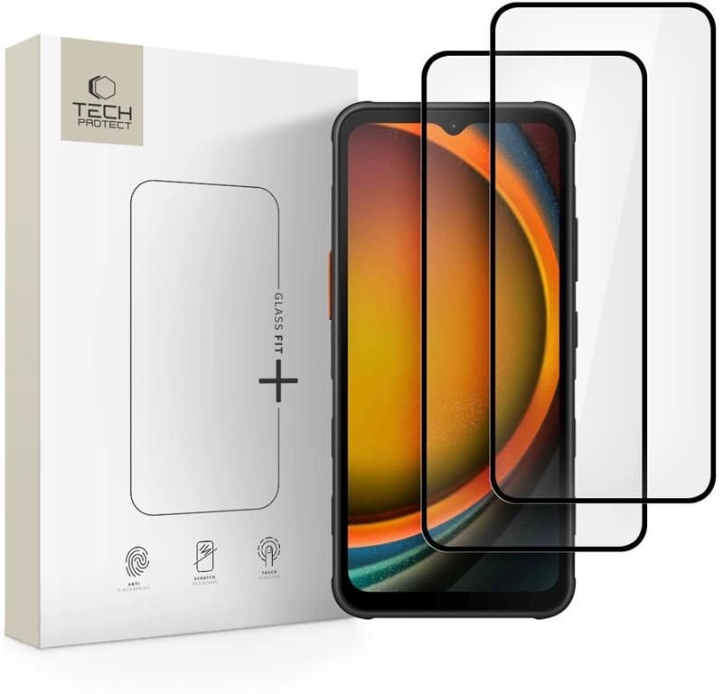 SZKLO HARTOWANE TECH-PROTECT GLASS FIT+ 2-PACK