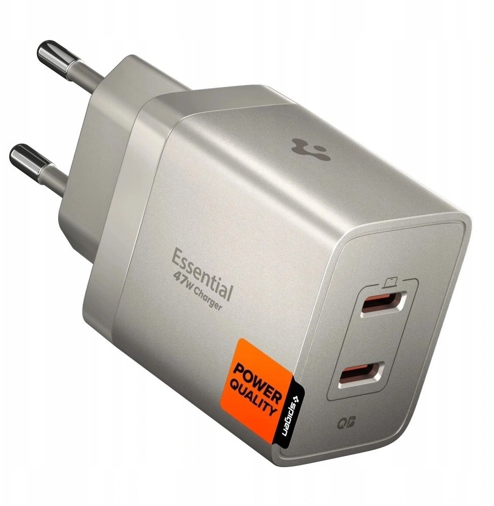 Spigen charger SPIGEN EE472EU-GAN ESSENTIAL 2-PORT