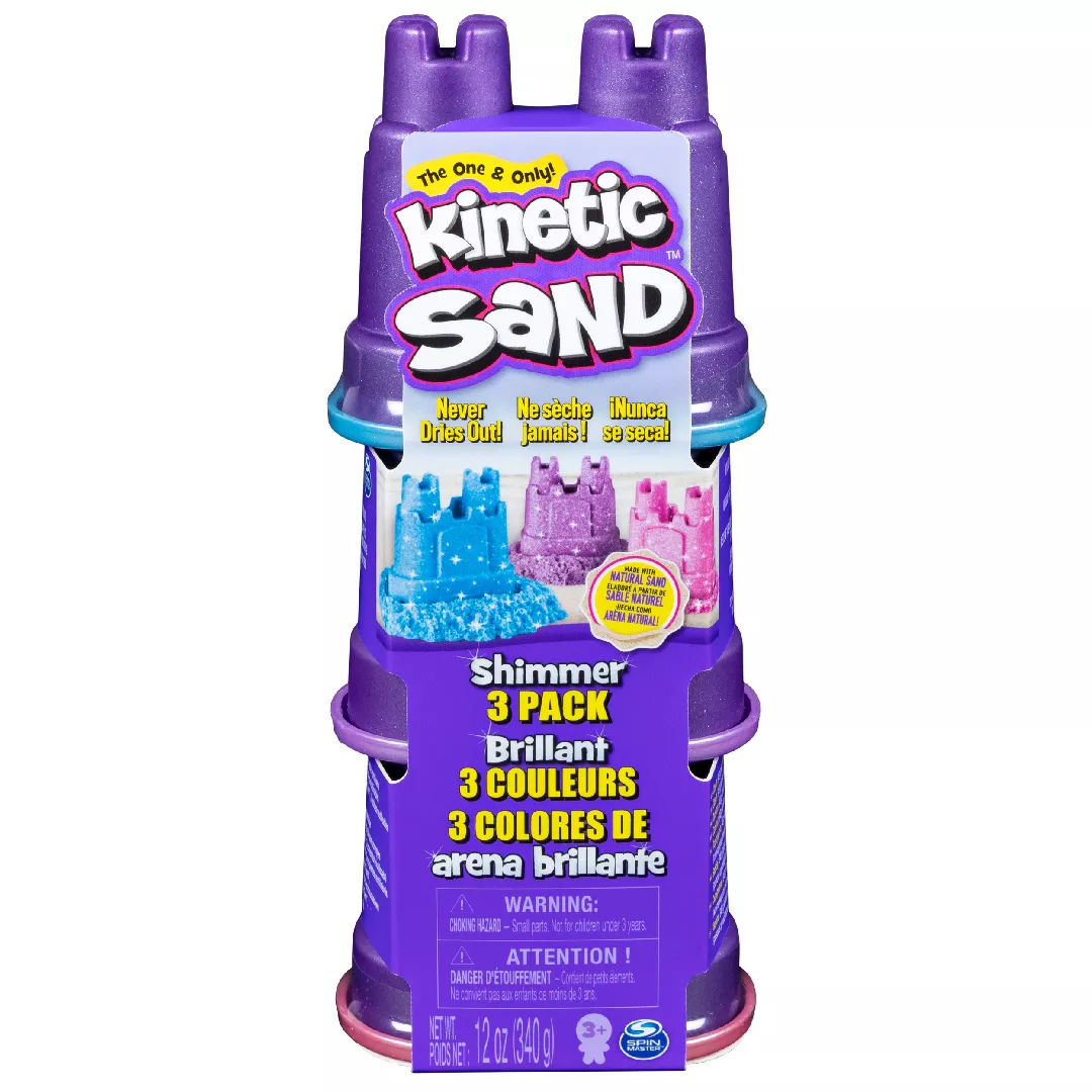 Kinetic Sand   Shimmer Sand 3 Pack