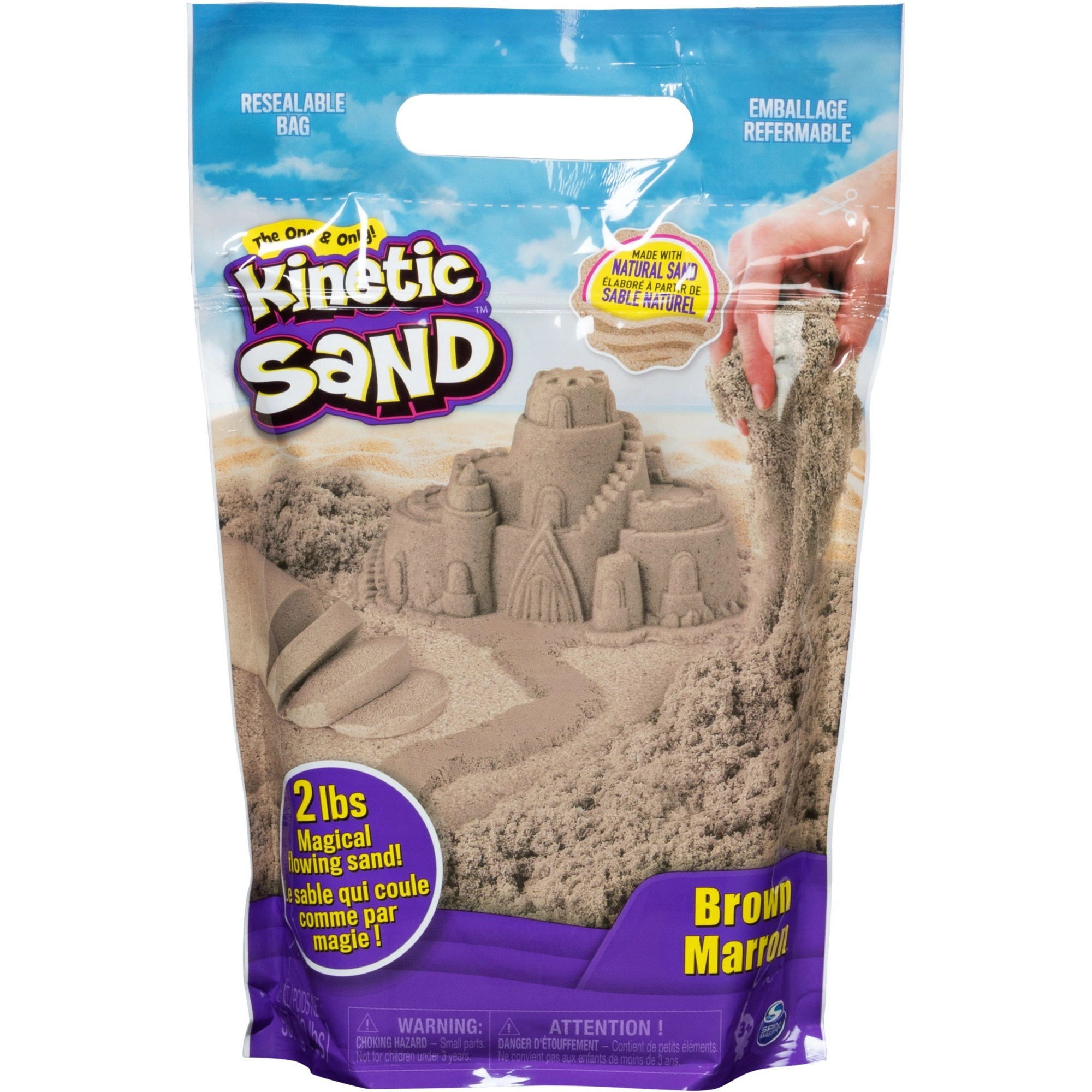 Kinetic Sand   2lb Brown Play Sand