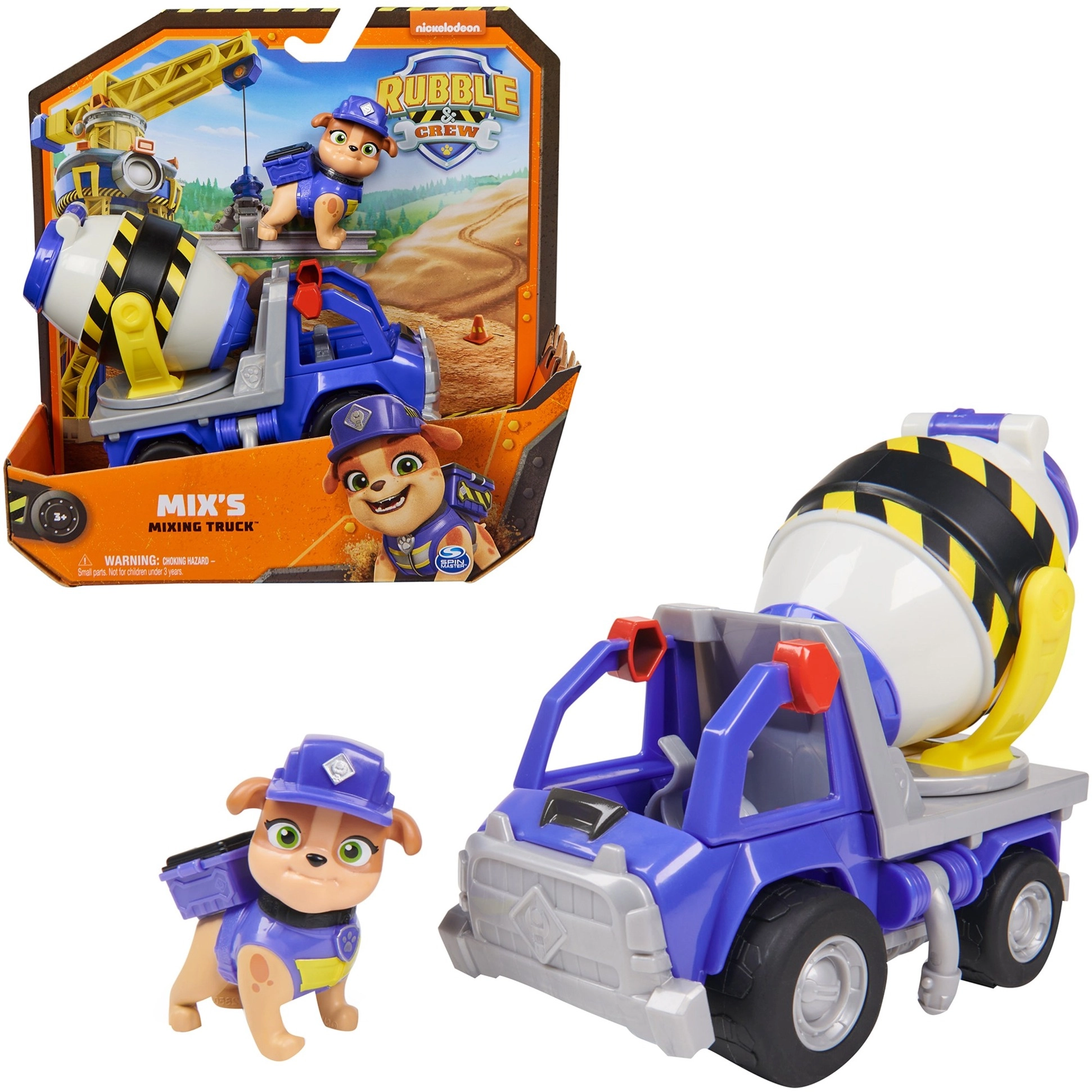 Rubble Crew Mix`s Cement Mixer Toy