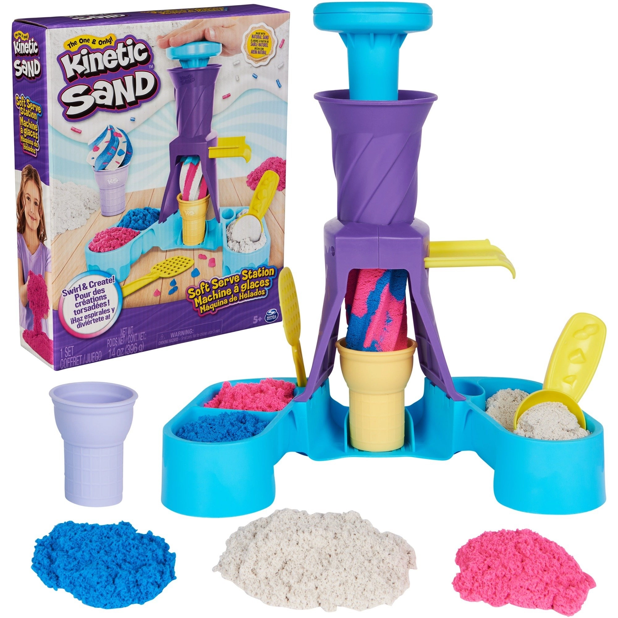 Kinetic Sand Soft Serve Station with