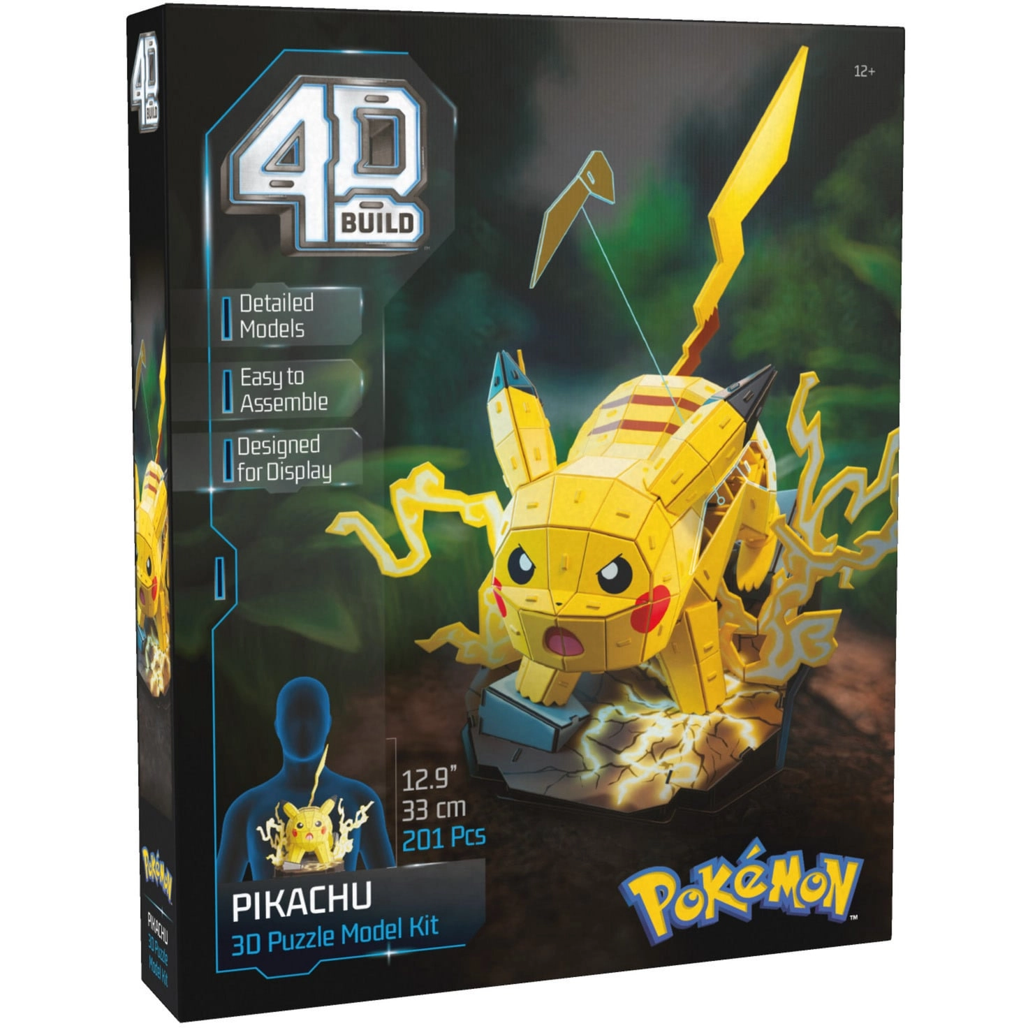 4D Build Pokemon Pikachu 3D Model