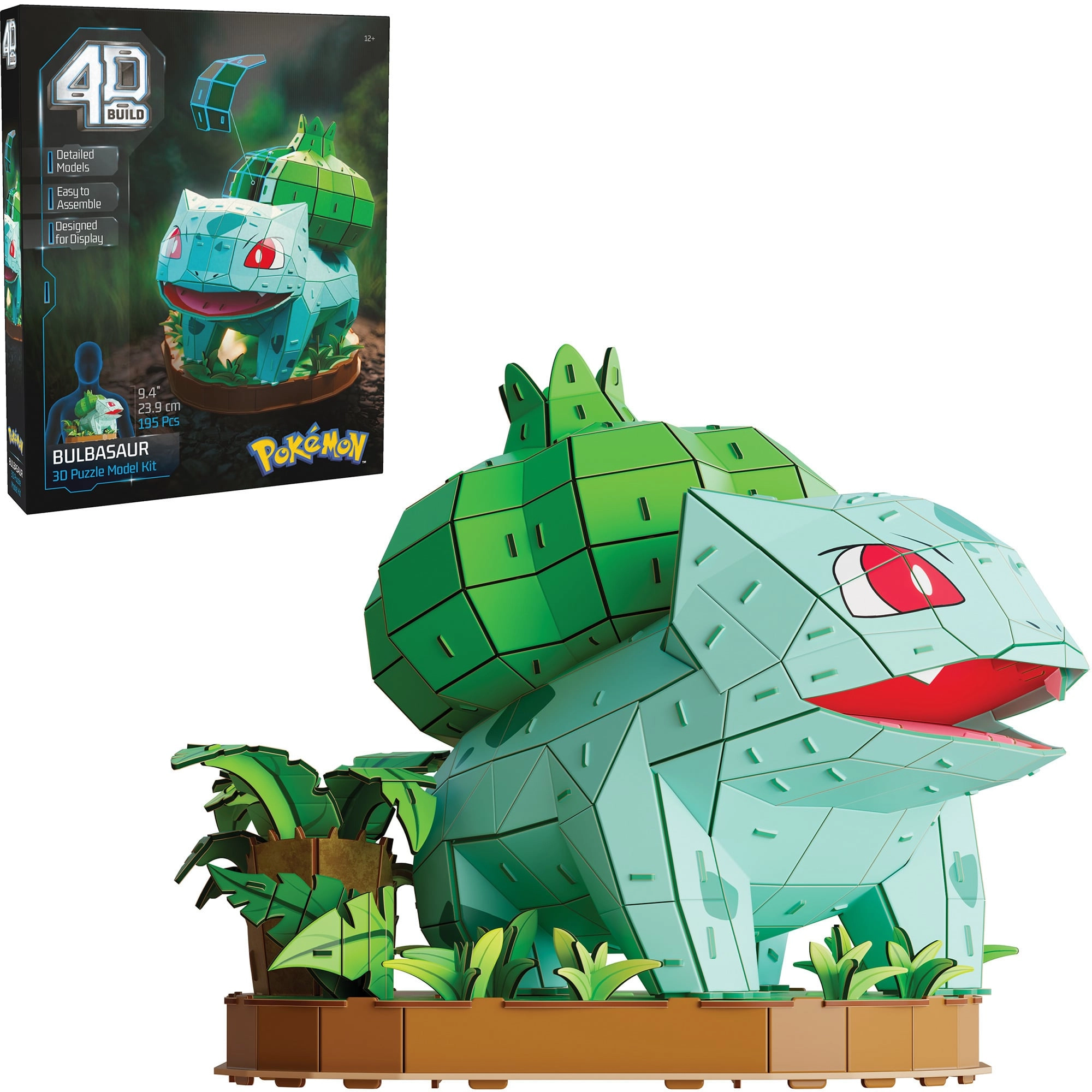 4D Build Pokemon Bulbasaur 3D Model
