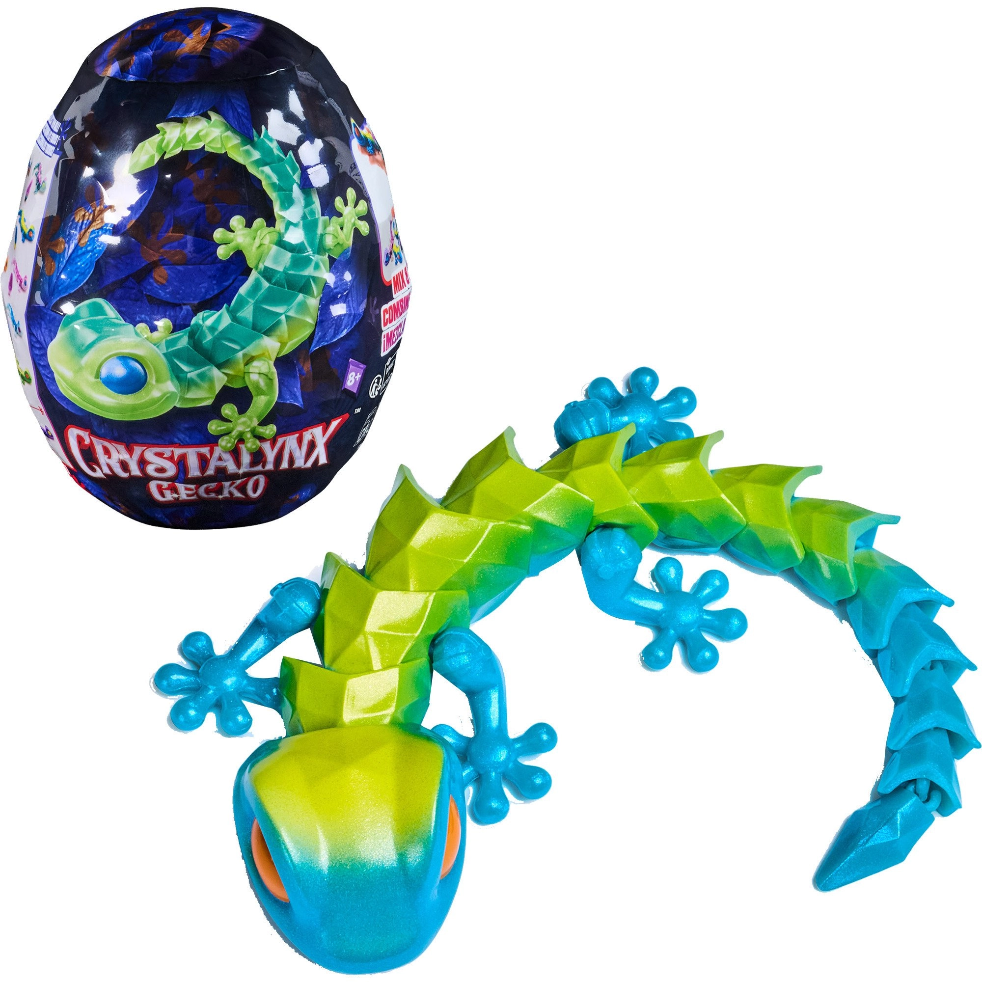 Spinmaster CrystaLynx Gecko (assorted item  one
