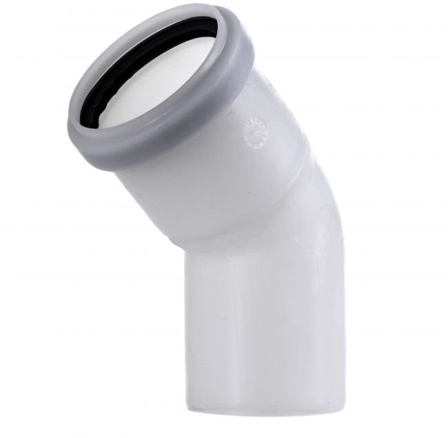 Exhaust elbow 80 polypropylene 45° SX-PPJ80K45