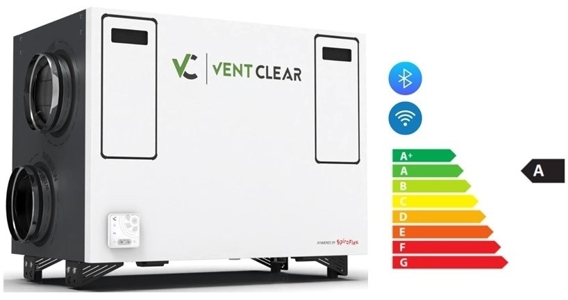 Rekuperator poziomy VENT CLEAR HD6 HE