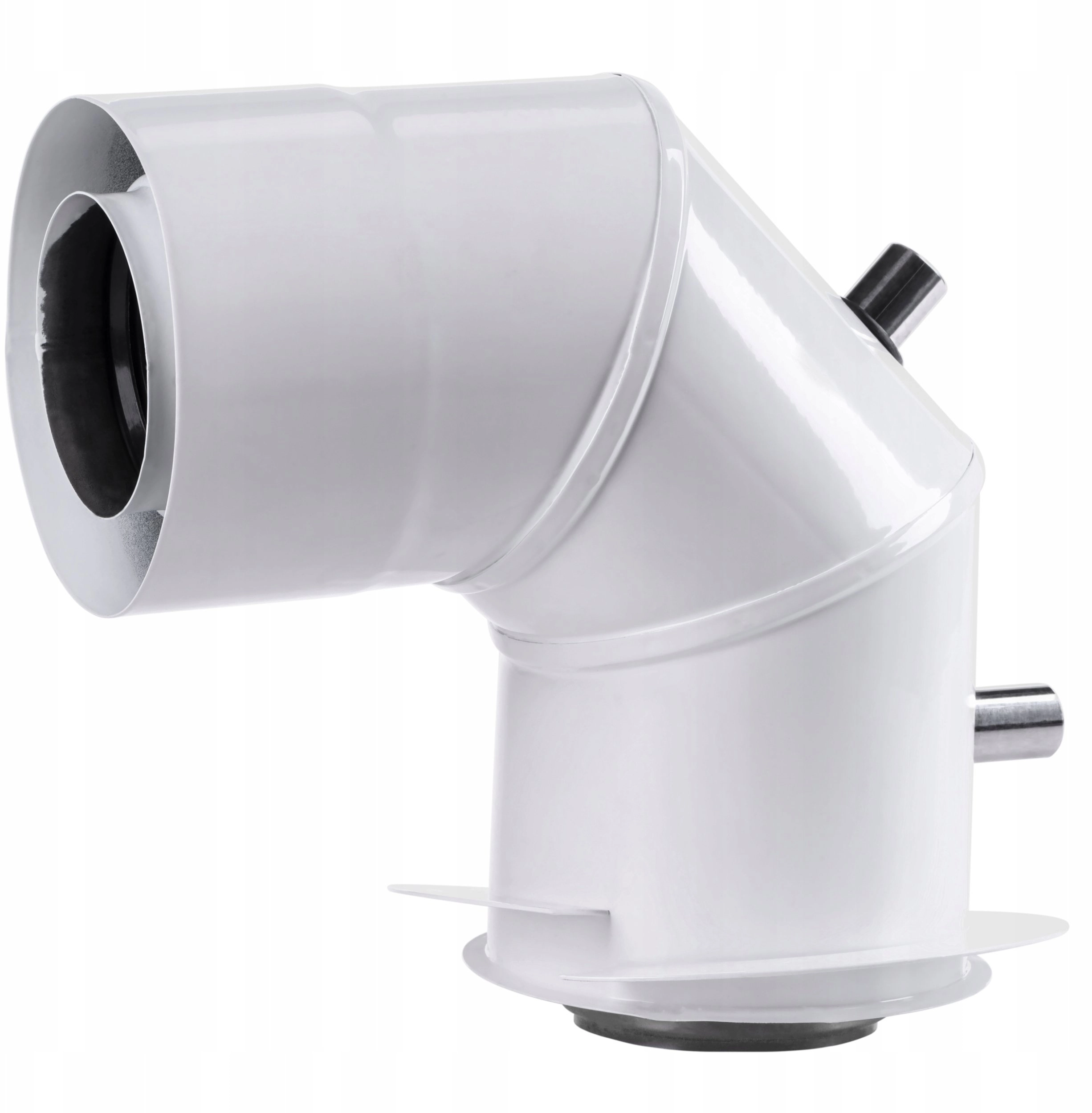 60/100 adapter Sk z odskraplaczem biały