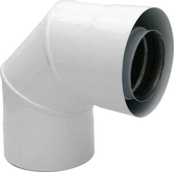SpiroFlex 80/125-60/100 turbo double-walled knee 90