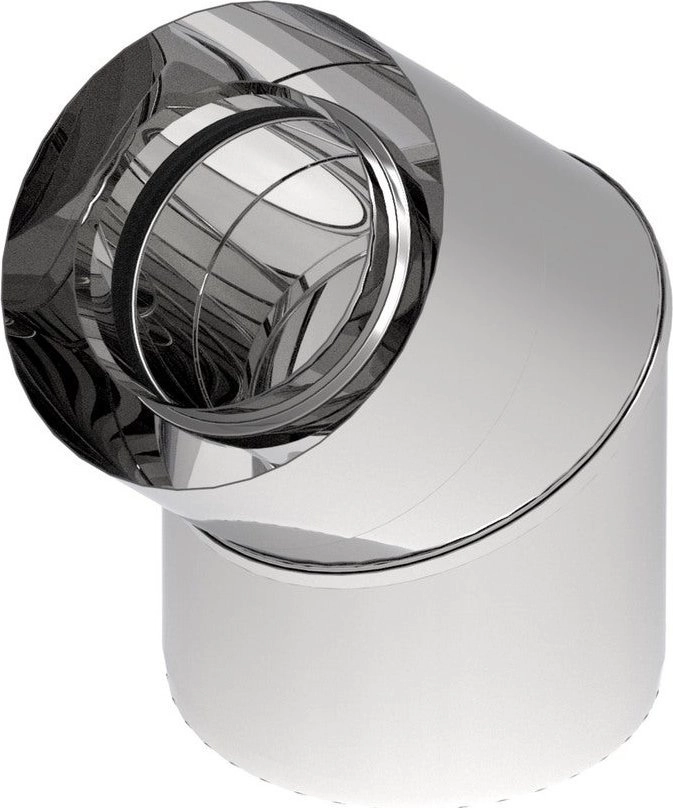 SpiroFlex 60/100 turbo double-walled knee (n)