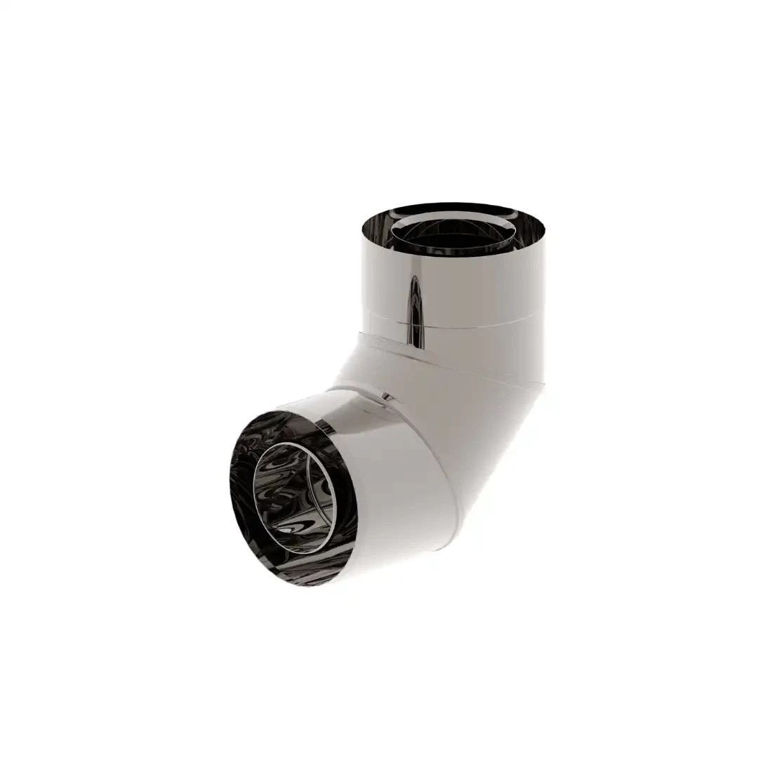 SpiroFlex 60/100 turbo double-walled knee (n)