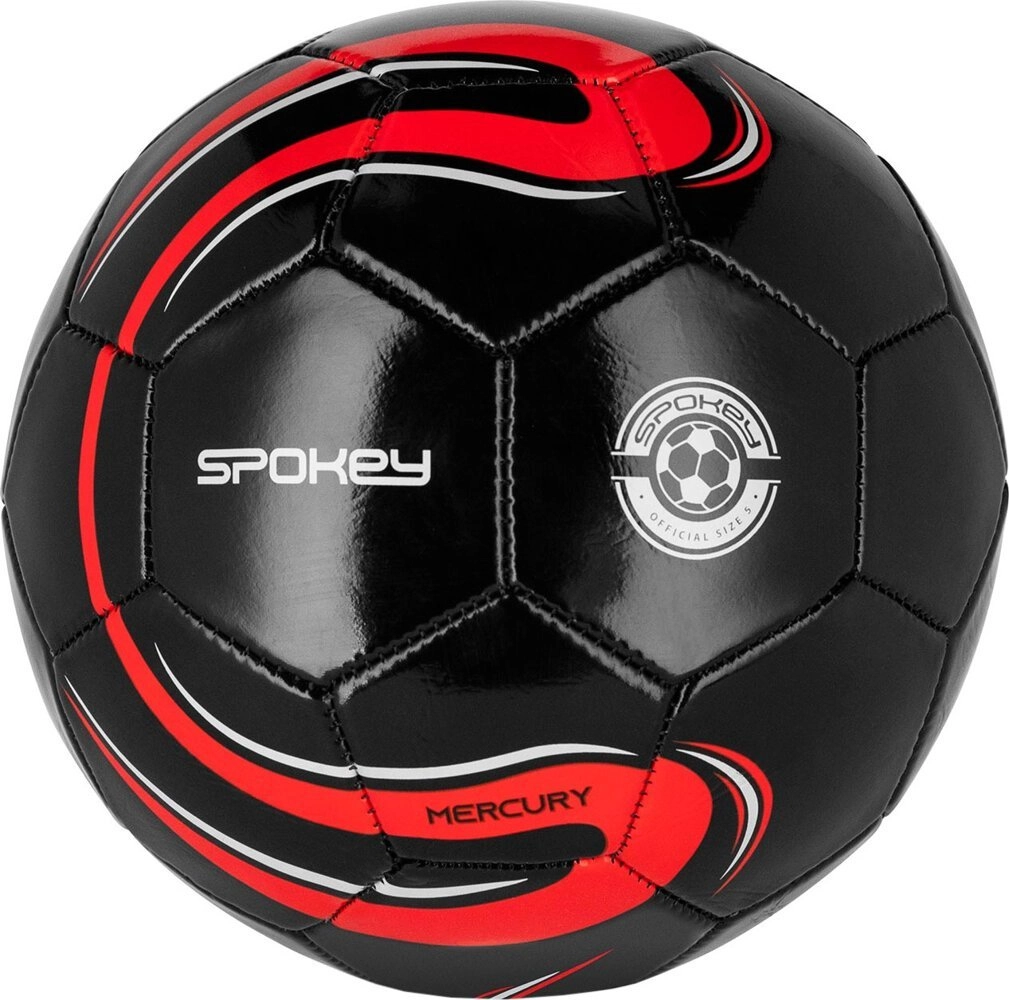 Spokey Piłka nożna Spokey Mercury czarno-czerwona