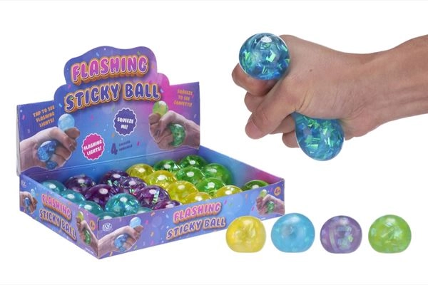 Flashing Sticky Ball 5cm 1 pcs