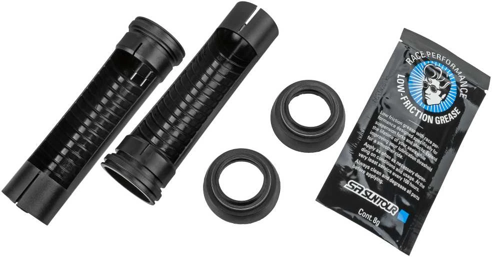 Set of mud seals and plastic