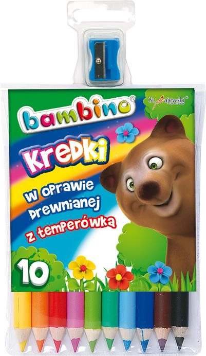 St. Majewski BAMBINO crayons in a
