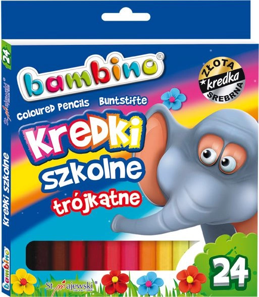 St. Majewski Triangular school crayons  24