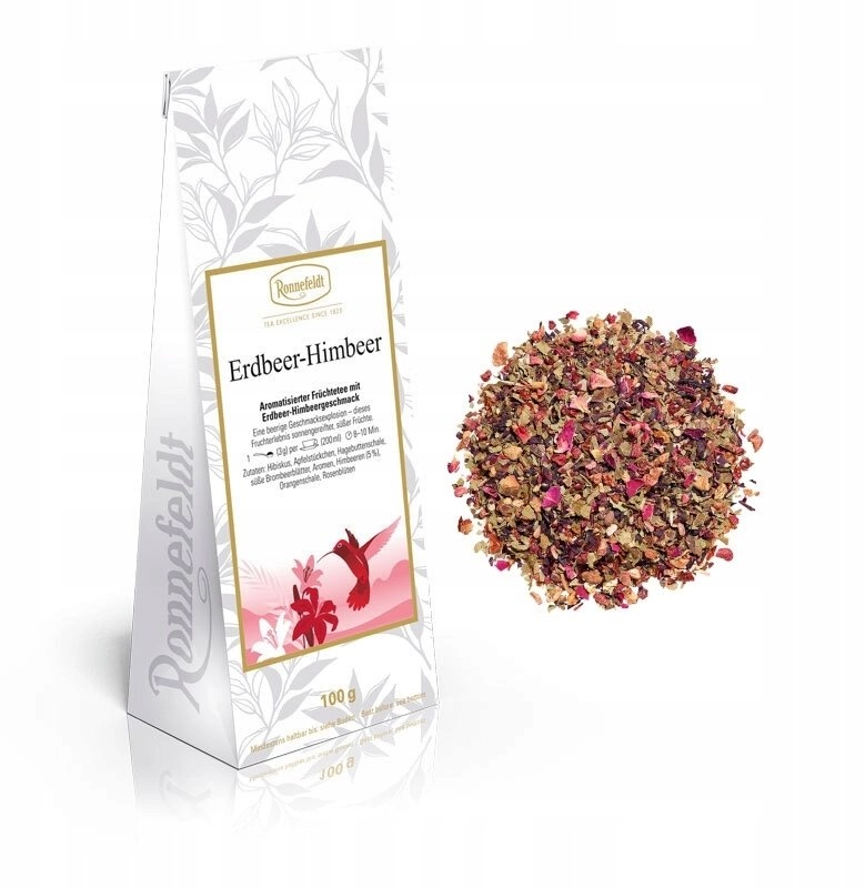 Stabilus Fruit tea Ronnefeldt Erdbeer-Himbeer 100g
