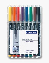 Staedtler 318 WP8 permanent marker Black